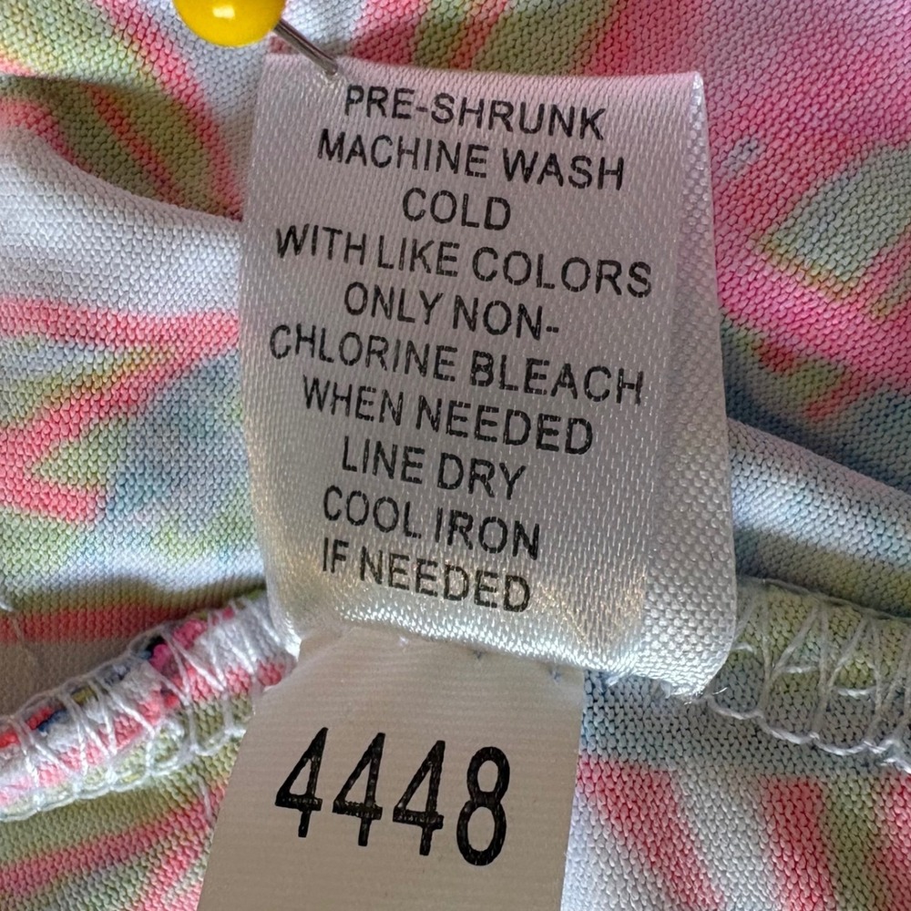 Lulu-B Cha Cha Ruffle Dress L Neon Pink Flamingo Tropical Beach Vacation - Picture 5 of 5